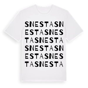 Snesta ordlek t-shirt – ekologisk bomull t-shirt från Pinshirt