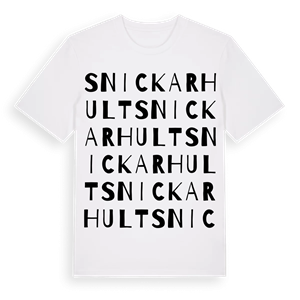 Snickarhult ordlek t-shirt – ekologisk bomull t-shirt från Pinshirt