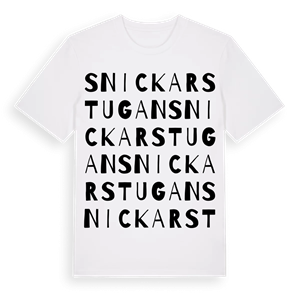 Snickarstugan ordlek t-shirt – ekologisk bomull t-shirt från Pinshirt