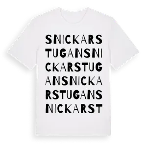 Snickarstugan ordlek t-shirt – ekologisk bomull t-shirt från Pinshirt