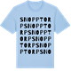 Blue Soul t-shirt med Snopptorp ordlek t-shirt