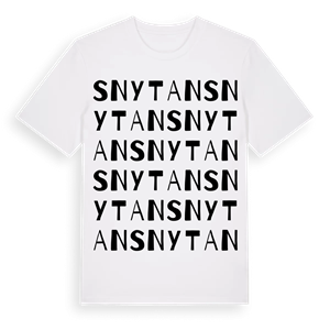 Snytan ordlek t-shirt – ekologisk bomull t-shirt från Pinshirt