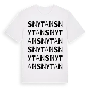 Snytan ordlek t-shirt – ekologisk bomull t-shirt från Pinshirt