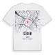 Söder karta t-shirt