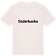Vintage White t-shirt med Söderbacka fetstil t-shirt