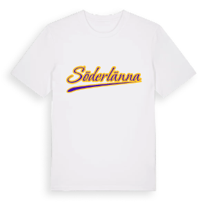 Söderlänna baseball t-shirt – ekologisk bomull t-shirt från Pinshirt