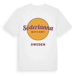 Söderlänna cirkel t-shirt – ekologisk bomull t-shirt från Pinshirt
