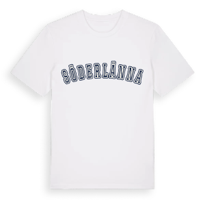 Söderlänna college t-shirt – ekologisk bomull t-shirt från Pinshirt