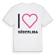 Jag älskar Söderlida t-shirt stort tryck