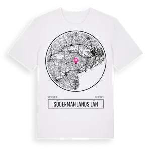 Södermanlands Län t-shirt – ekologisk bomull t-shirt från Pinshirt