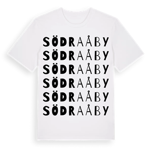 Södra Åby ordlek t-shirt – ekologisk bomull t-shirt från Pinshirt