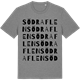 Mid Heather Gray t-shirt med Södra Flen ordlek t-shirt