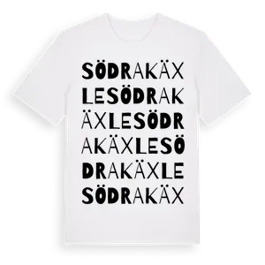 Södra Käxle ordlek t-shirt – ekologisk bomull t-shirt från Pinshirt