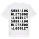 Södra Logölet ordlek t-shirt