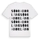 Södra Norlång ordlek t-shirt