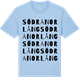 Blue Soul t-shirt med Södra Norlång ordlek t-shirt