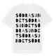 Södra Sundet ordlek t-shirt
