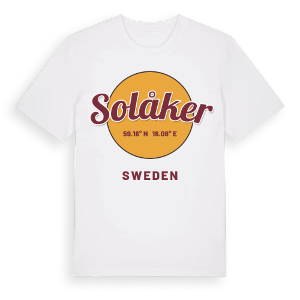 Solåker cirkel t-shirt – ekologisk bomull t-shirt från Pinshirt