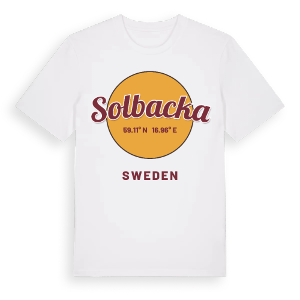 Solbacka cirkel t-shirt – ekologisk bomull t-shirt från Pinshirt