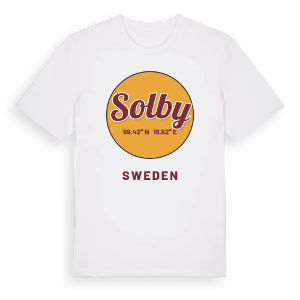 Solby cirkel t-shirt – ekologisk bomull t-shirt från Pinshirt