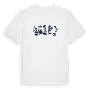 Solby college t-shirt – ekologisk bomull t-shirt från Pinshirt