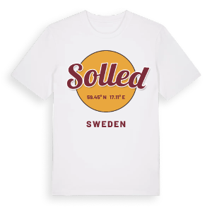 Solled cirkel t-shirt – ekologisk bomull t-shirt från Pinshirt