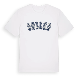 Solled college t-shirt – ekologisk bomull t-shirt från Pinshirt