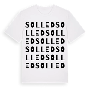 Solled ordlek t-shirt – ekologisk bomull t-shirt från Pinshirt