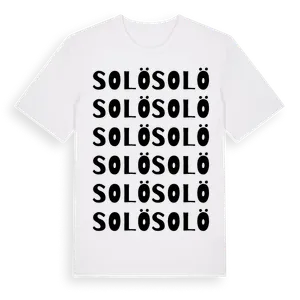 Solö ordlek t-shirt – ekologisk bomull t-shirt från Pinshirt