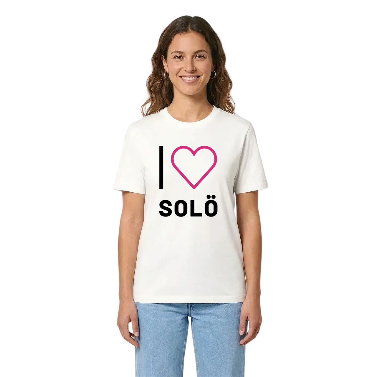 Jag älskar Solö t-shirt stort tryck i miljö