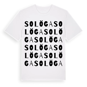 Solöga ordlek t-shirt – ekologisk bomull t-shirt från Pinshirt