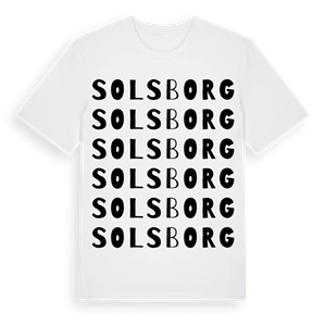 Solsborg ordlek t-shirt – ekologisk bomull t-shirt från Pinshirt