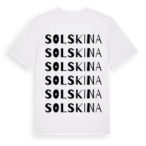 Solskina ordlek t-shirt – ekologisk bomull t-shirt från Pinshirt
