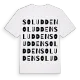 Soludden ordlek t-shirt
