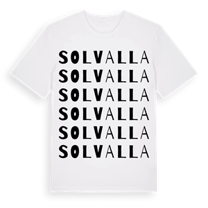 Solvalla ordlek t-shirt – ekologisk bomull t-shirt från Pinshirt