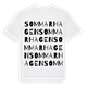 Sommarhagen ordlek t-shirt