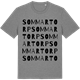 Mid Heather Gray t-shirt med Sommartorp ordlek t-shirt