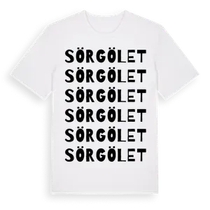 Sörgölet ordlek t-shirt – ekologisk bomull t-shirt från Pinshirt