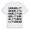 Sörgölet ordlek t-shirt