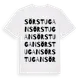 White t-shirt med Sörstugan ordlek t-shirt
