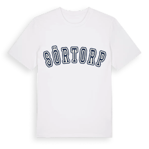 Sörtorp college t-shirt – ekologisk bomull t-shirt från Pinshirt