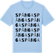 Blue Soul t-shirt med Spånga ordlek t-shirt