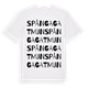 Spånga gatmun ordlek t-shirt