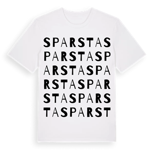 Sparsta ordlek t-shirt – ekologisk bomull t-shirt från Pinshirt