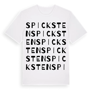 Spicksten ordlek t-shirt – ekologisk bomull t-shirt från Pinshirt