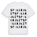 Spikbruket ordlek t-shirt