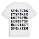 Spökberget ordlek t-shirt