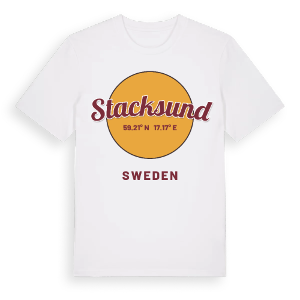 Stacksund cirkel t-shirt – ekologisk bomull t-shirt från Pinshirt