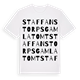 Staffanstorps gamla tomt ordlek t-shirt