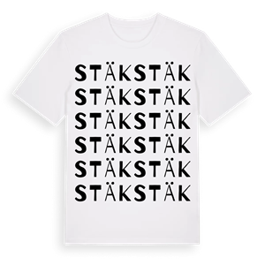 Stäk ordlek t-shirt – ekologisk bomull t-shirt från Pinshirt